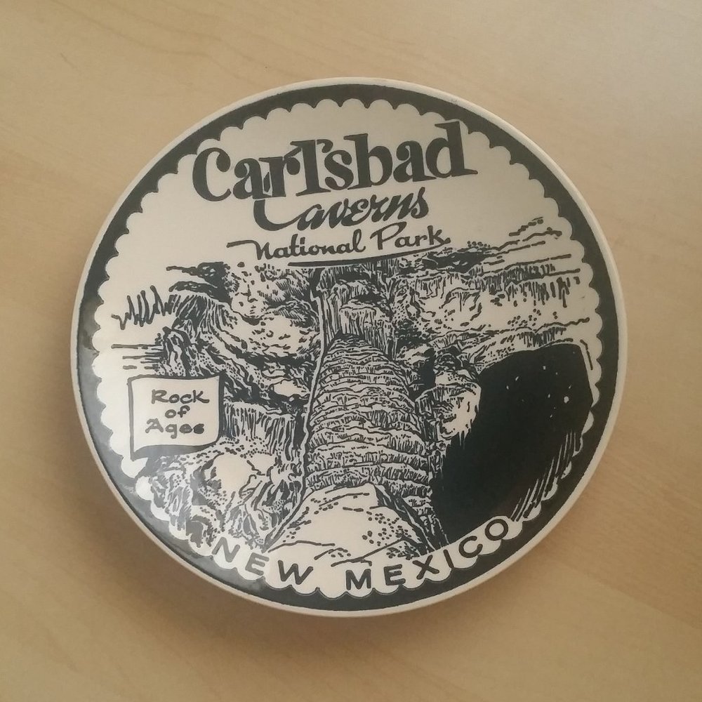 Vintage Carlsbad Caverns Collector Plate by Enco